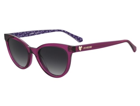 Óculos de Sol de Mulher MOSCHINO LOVE Roxo (52/20/140 cm)