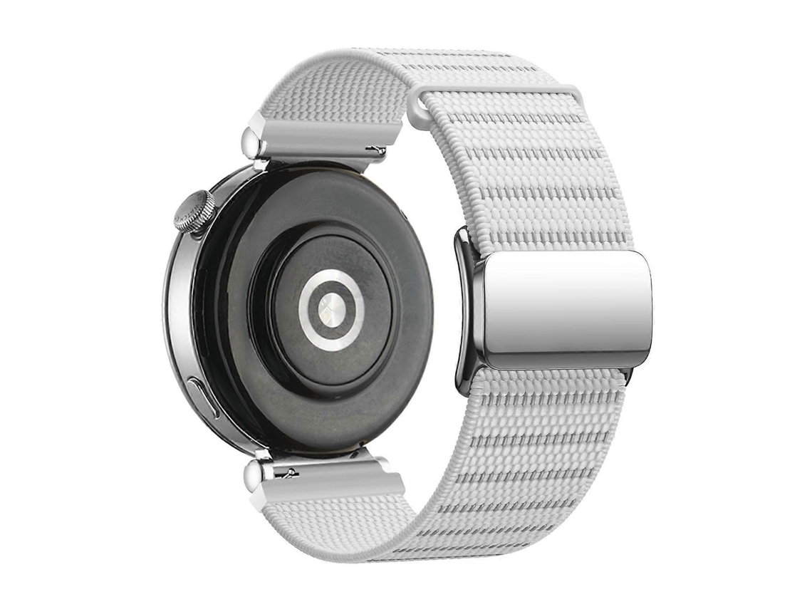 Pulseira De Relógio Em Nylon Refletivo Com Fecho Magnético, 18 Mm