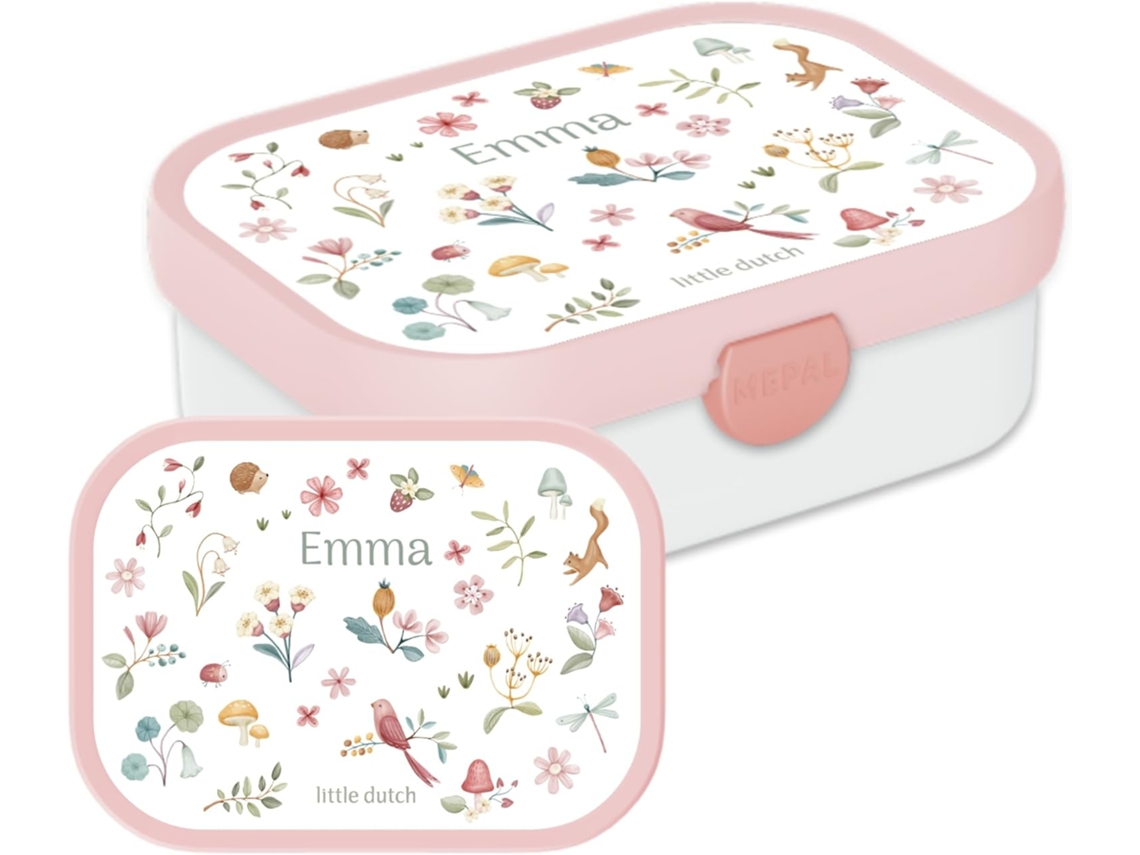Lancheira Campus Little Dutch Lancheira Bento Personalizada Com Nome Para Crianças Compartimento Gokoco