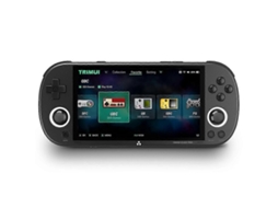 Console De Jogos Portátil Smart Pro De Código Aberto, Retro Arcade Hd, Tela Ips De 4,96 Polegadas, Sistema Linux Novo Ly Ebike (preto)