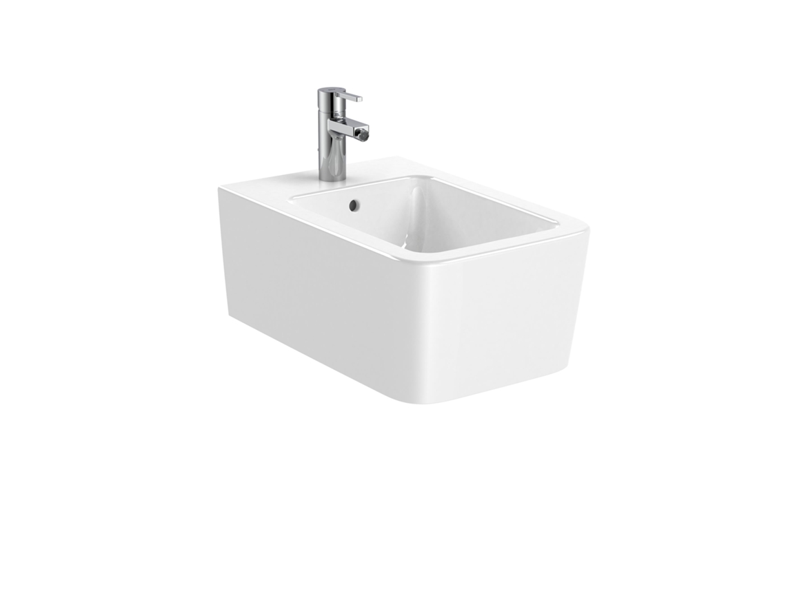 Roca A357525000 Inspira Round Bidé Suspenso Sem Tampa Branco Brilho