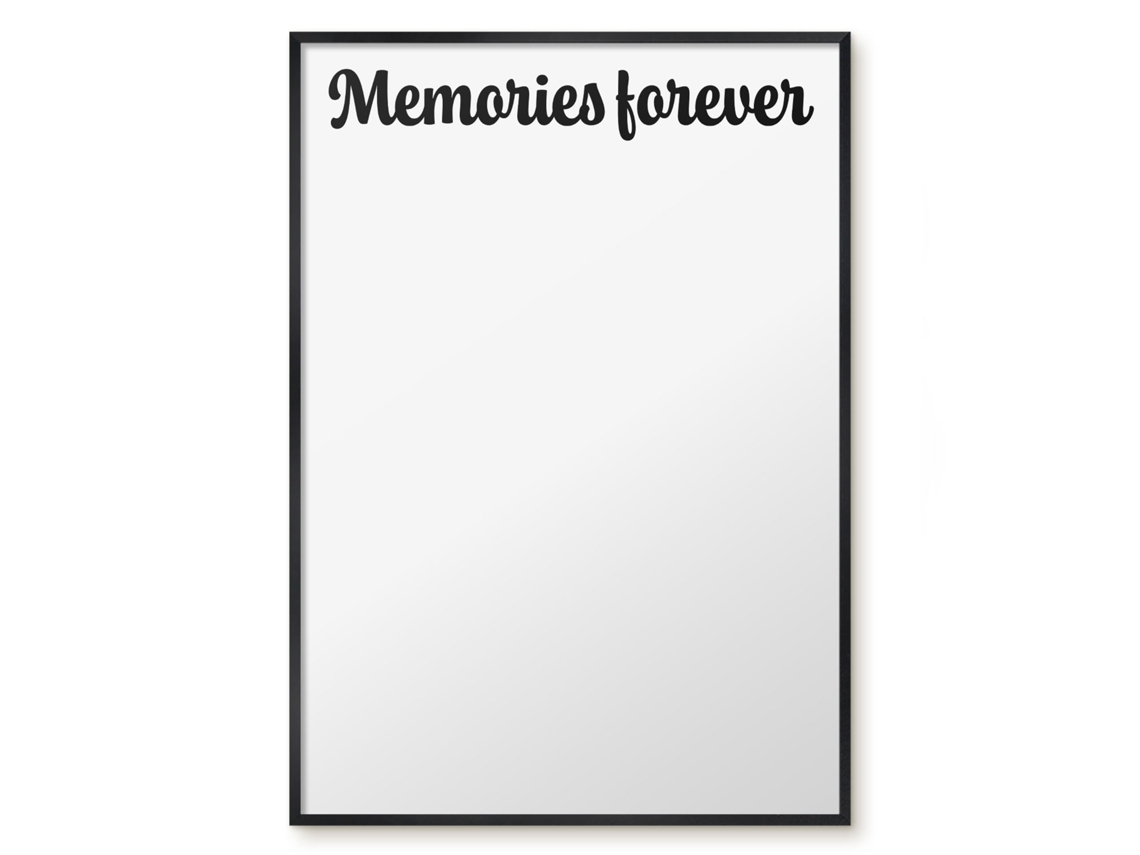 Magnetic Glass Board Memories Forever For The Hall Espelharte (70x100 Cm)