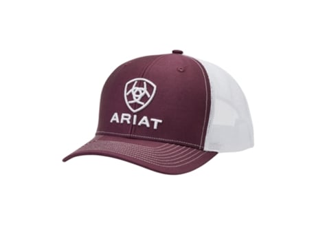 Boné de Homem ARIAT Stacked Vermelho (Tamanho Único)