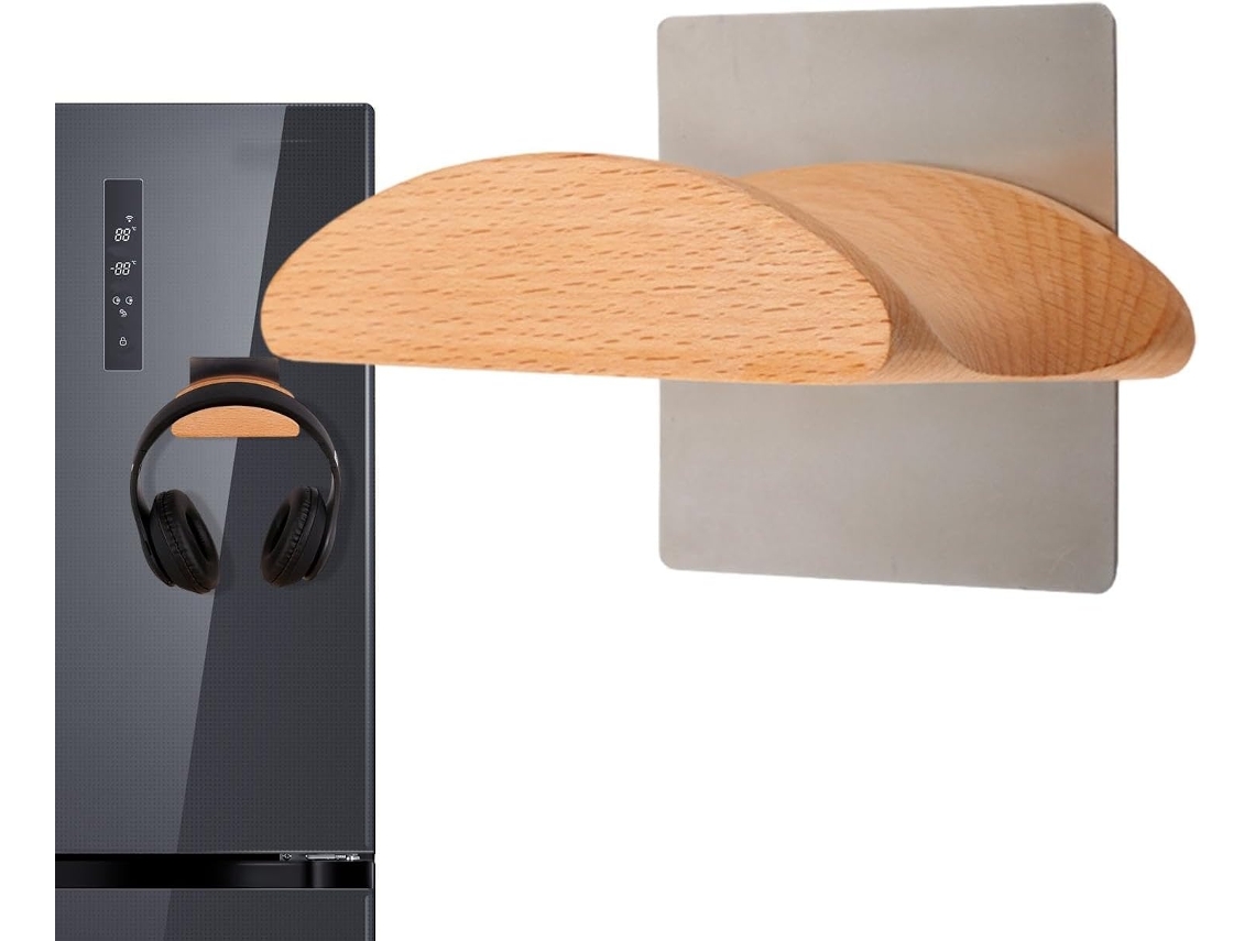 Lurelia Capa Para Headset E Auscultadores, Proteção De Uso Diário, Madeira, Universal
