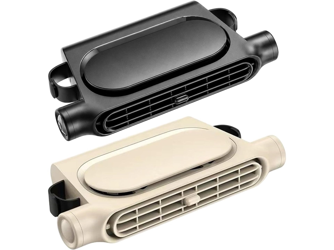 Ventilador De Banco Traseiro Carro 3000mah, 3 Velocidades, Sem Fio, Recarregável