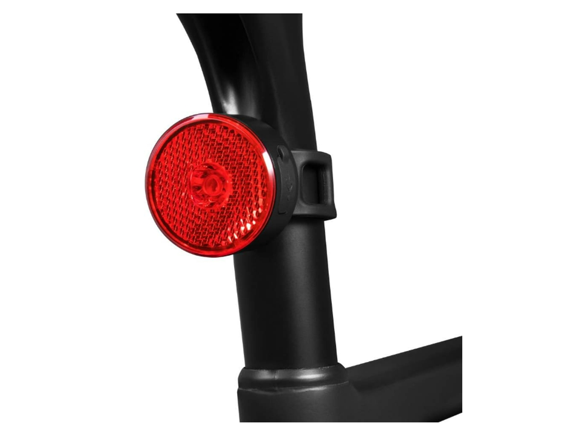 Luz Traseira Bicicleta 10lumens Usb Recarregavel Preto Yizhood