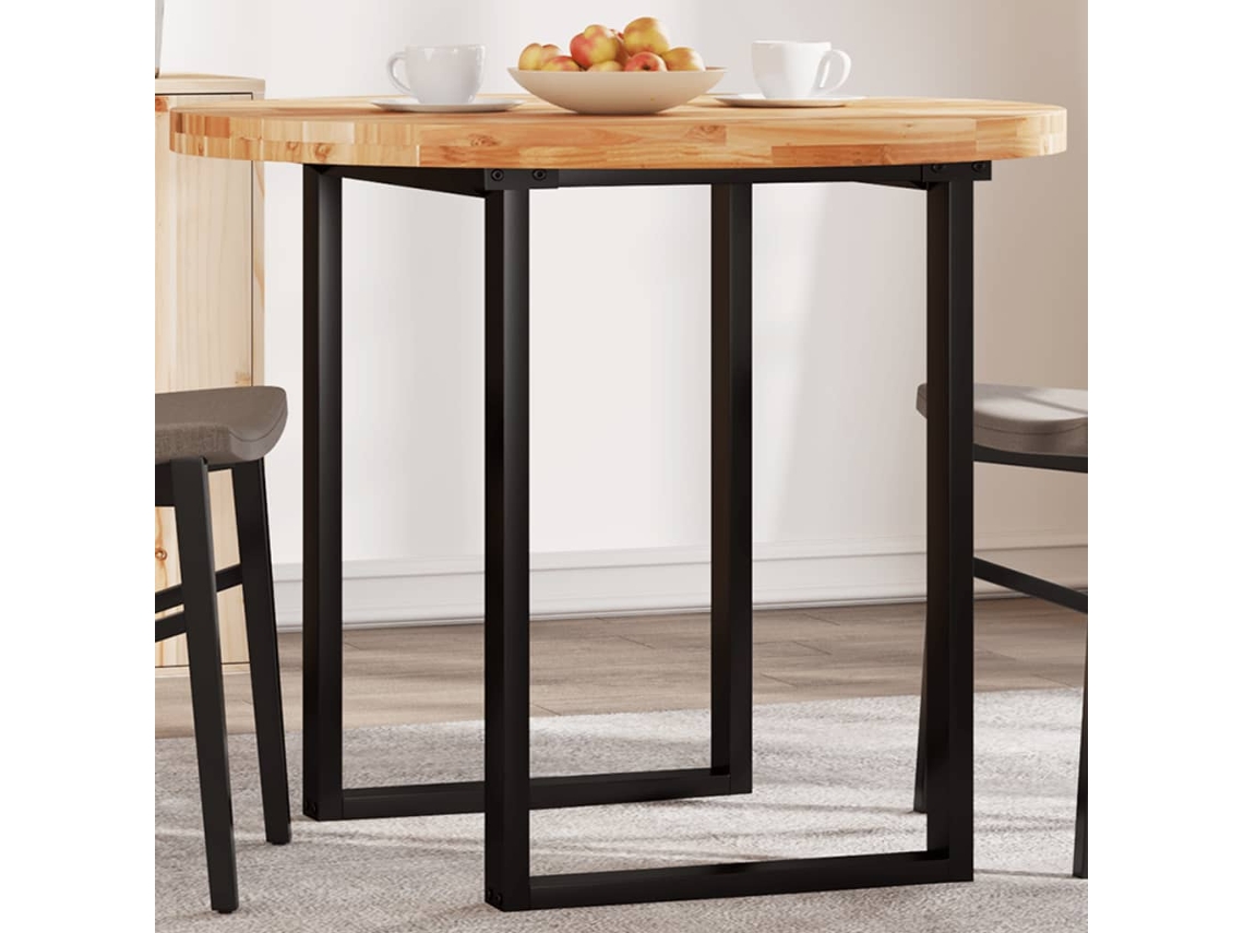 Vidaxl Tampo De Mesa Redondo Ø90x4 Cm Madeira De Acácia Maciça