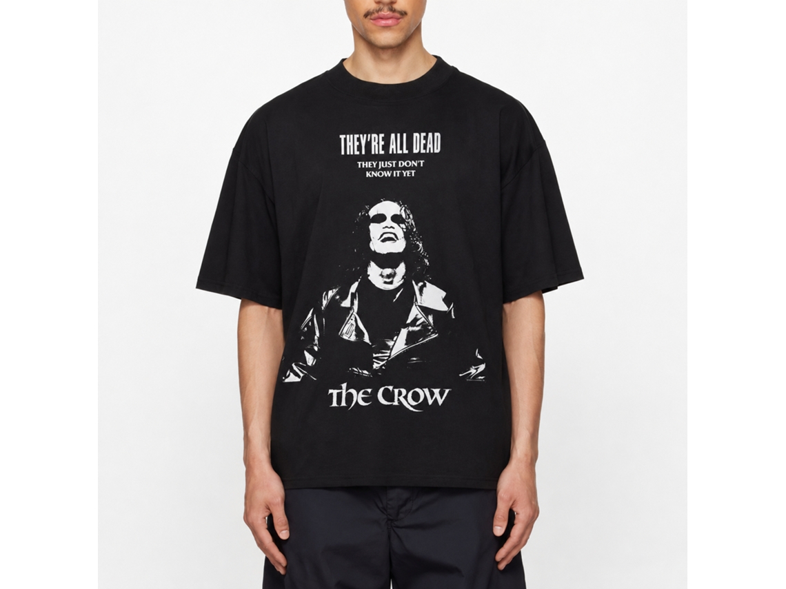 Rockinstone The Crow Movie Theyre All Dead Black Adult T-shirt Size:l