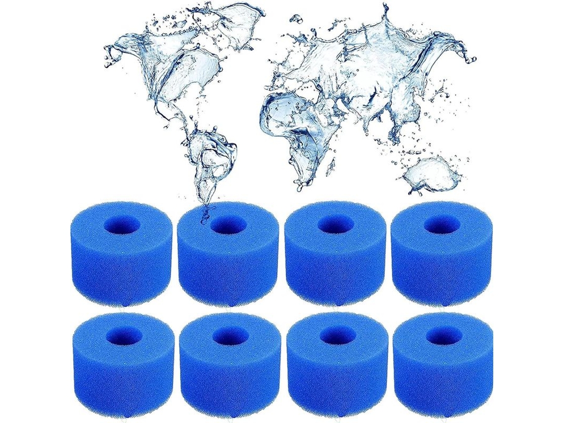 8 Esponjas Filtrantes Reutilizáveis, Espuma