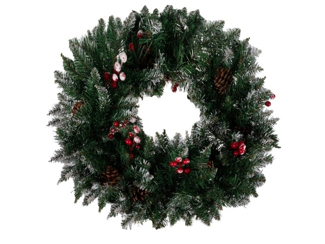 Snow-Covered Christmas Wreath RUHHY 22302