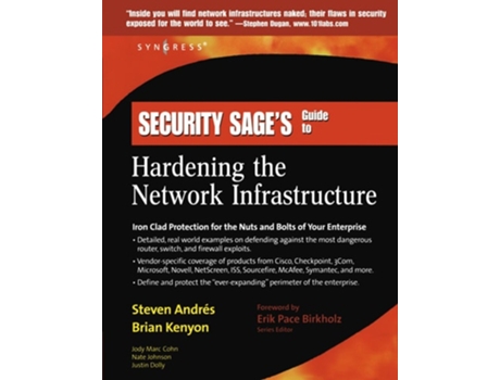 Livro Security Sages Guide to Hardening the Network Infrastructure de Steven Andres, Brian Kenyon et al. (Inglês)