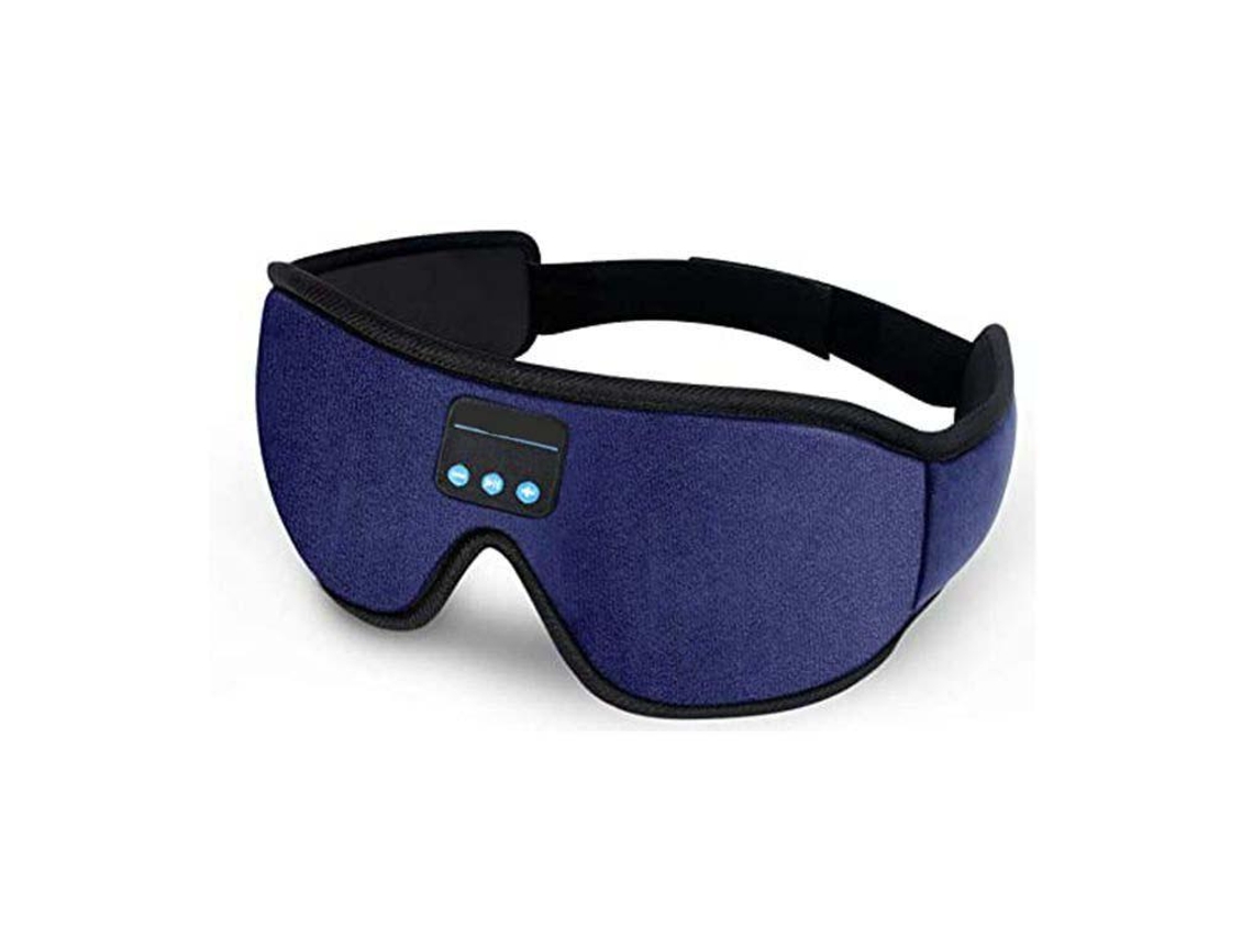 Máscara de Dormir Bluetooth 3d com Fones de Ouvido Ultra Finos Bluetooth 5.1 JIAPEI (azul)