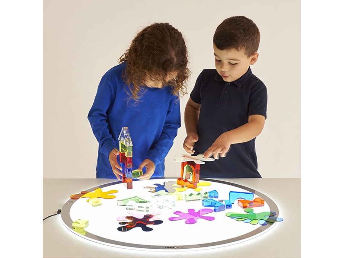 Painel De Luz Educativo Tickit Redondo De 60 Cm Com Led Multicolorido