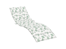 Sun Lounger Cushion, Sun Lounger Cushions Vidaxl Verde Poliéster (200 X 60 X 4 Cm)