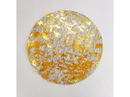 Conjunto de 12 guardanapos metálicos, dourados e pretos, com glitter