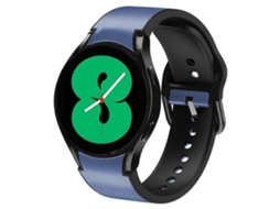 Pulseira De Couro Adesivo De Silicone Para Samsung Galaxy Watch 4 44mm