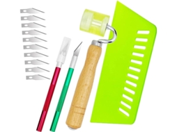 Kit Profissional De Instalação Papel Parede Com 14 Peças, Incluindo