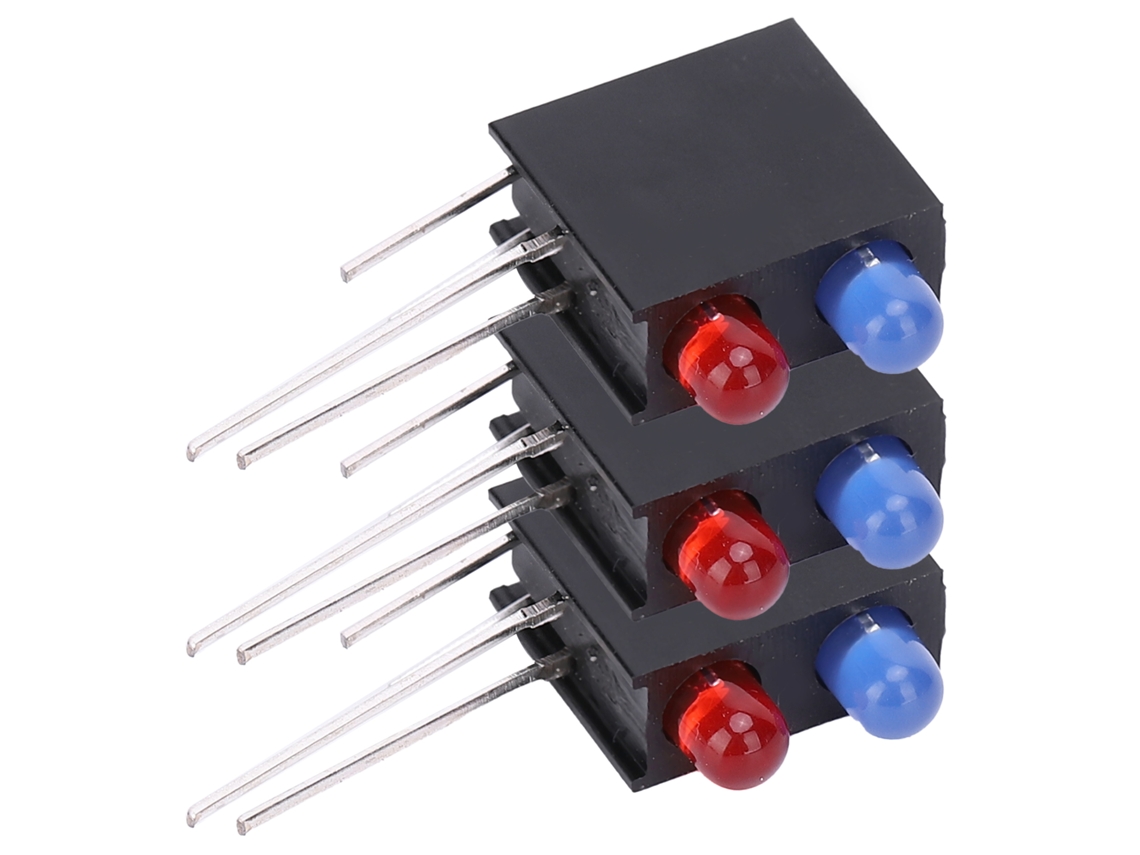 Base de Fixação Led 100 Peças Duplo Buraco 90°