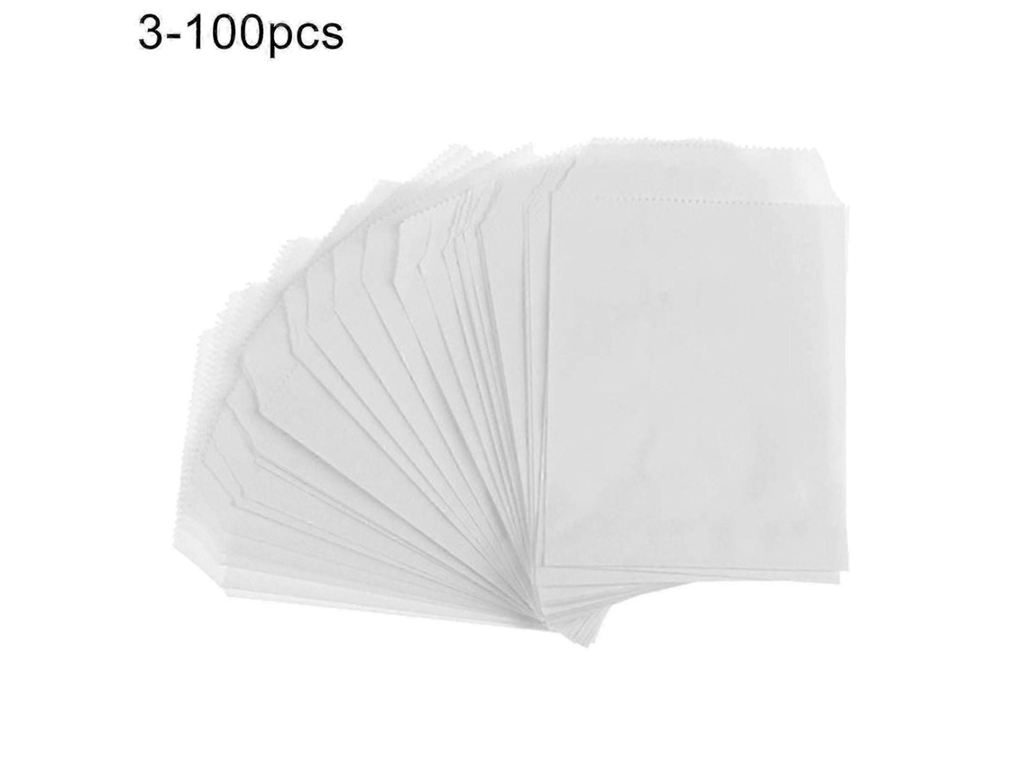 100 Sacos De Papel Kraft Para Doces, Biscoitos E Pipoca - Design Com Bolinhas Onduladas
