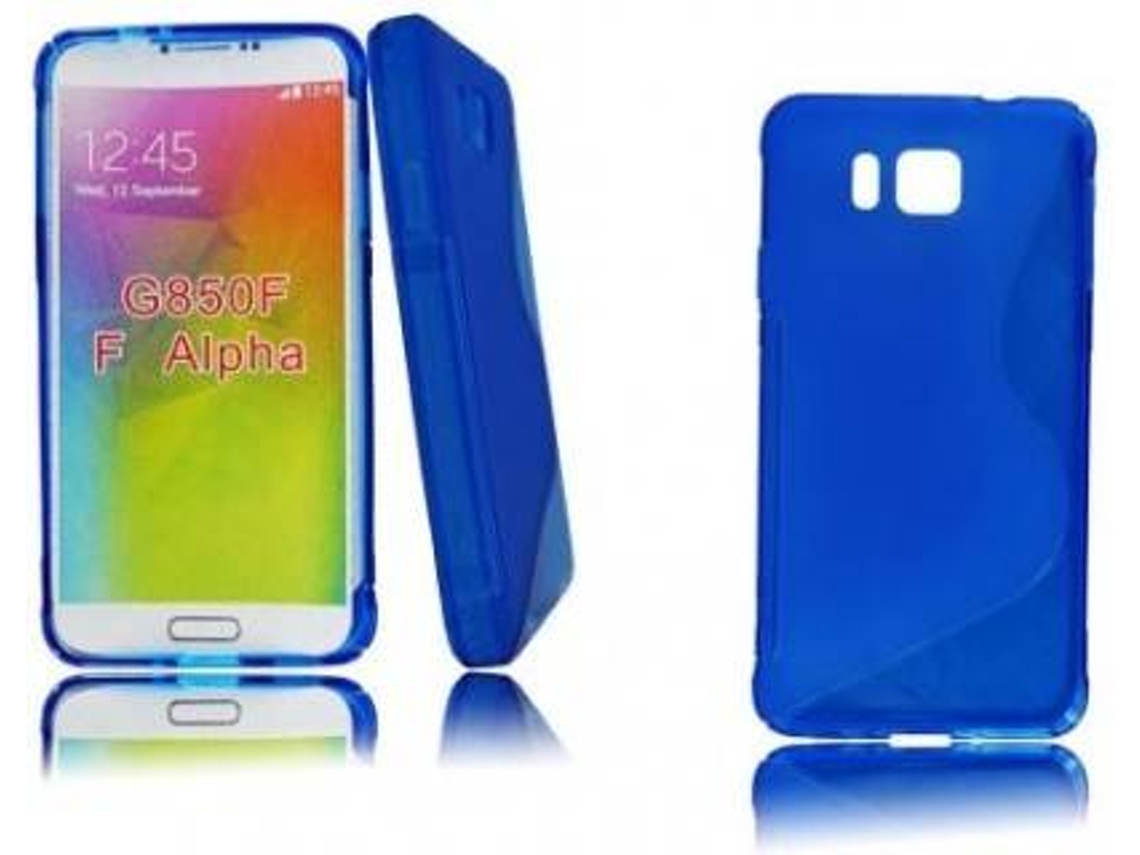 Capa Samsung Galaxy Alpha S-LINE Azul