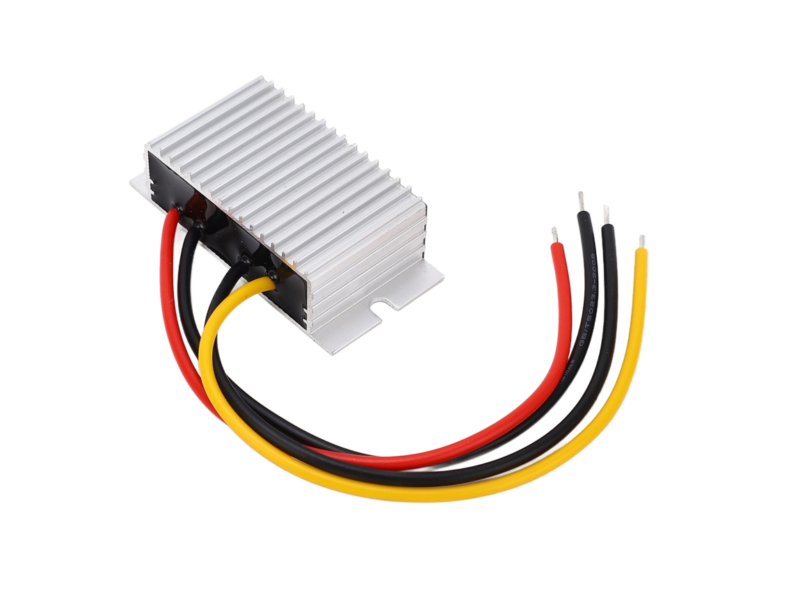 Módulo Buck Dc Com Capa De Alumínio Conversor De Tensão De Alta Eficiência 12v 24v Para 5v 5a