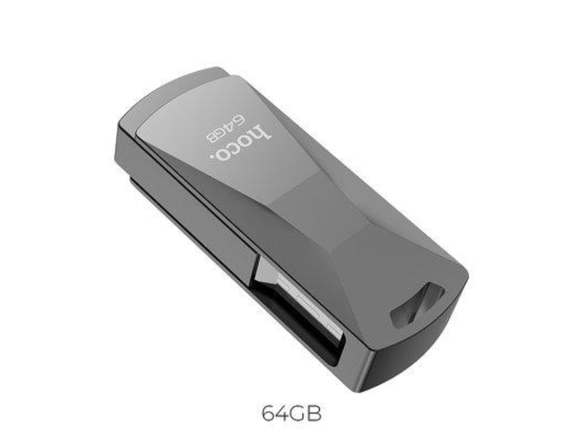 Pendrive Hoco High Spped 64Gb Cinza