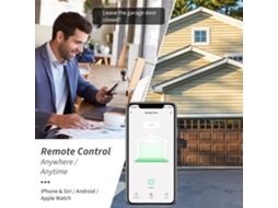 Abridor De Portão De Garagem Inteligente Wifi Tuya (controle Remoto Sem Fio, Operação Por Aplicativo)