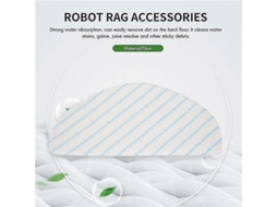 30 Pcs Replacement Mopping Pads For Deebot Ozmo T9 Series T8 Series T8 T8 Max N8 Robot Vacuum