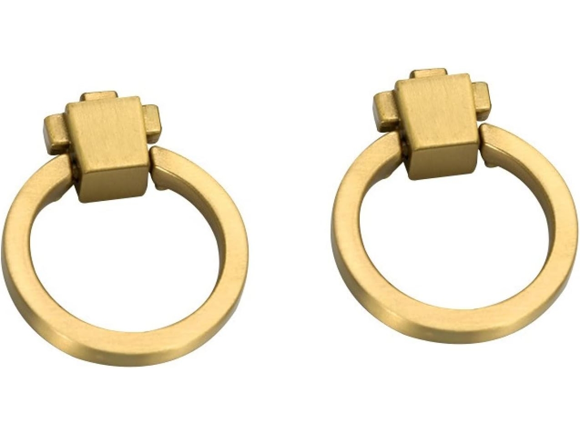 Puxador De Porta Armário, 2 Peças, Em Cobre Puro, Novo Modelo Chinês, Com Argola, Para Armário, Guarda Roupa, Sapateira