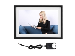 Quadro Digital LAXISCREED 10 Polegadas Ips Touch Wifi Controle Remoto 16g Plug Eu