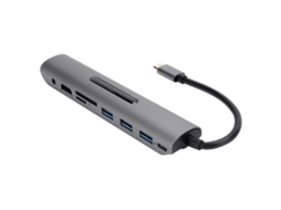 Hub Multifuncional (para Vga Hdmi) Hub Multifuncional Type-c 9 Em 1 Para Vga Hdmi Macbook Usb