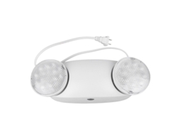 Luz de Emergência Led com 2 Lâmpadas, Bateria 1800mah, Fixture Comercial, Abs | S/MARCA