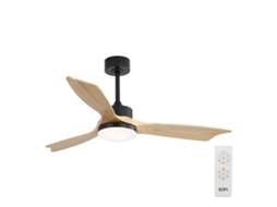 Ventilador de Teto com Luz EDM Báltico (E - 20 W - Ø132 cm)