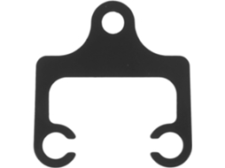Suporte de montagem do velocímetro da motocicleta em metal preto - Instalação segura
