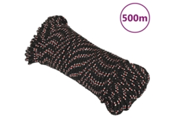 Vidaxl Corda De Barco 3 Mm 500 M Polipropileno Preto