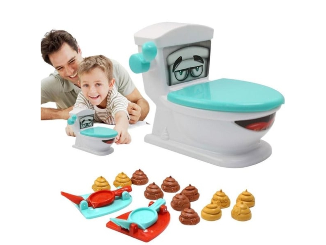 Brinquedo De Atirar Cocô Para Crianças, Brinquedo Criativo De Cocô Para Vaso Sanitário, Jogo Divertido Para A Família, Inclui 12 C Aquaforge