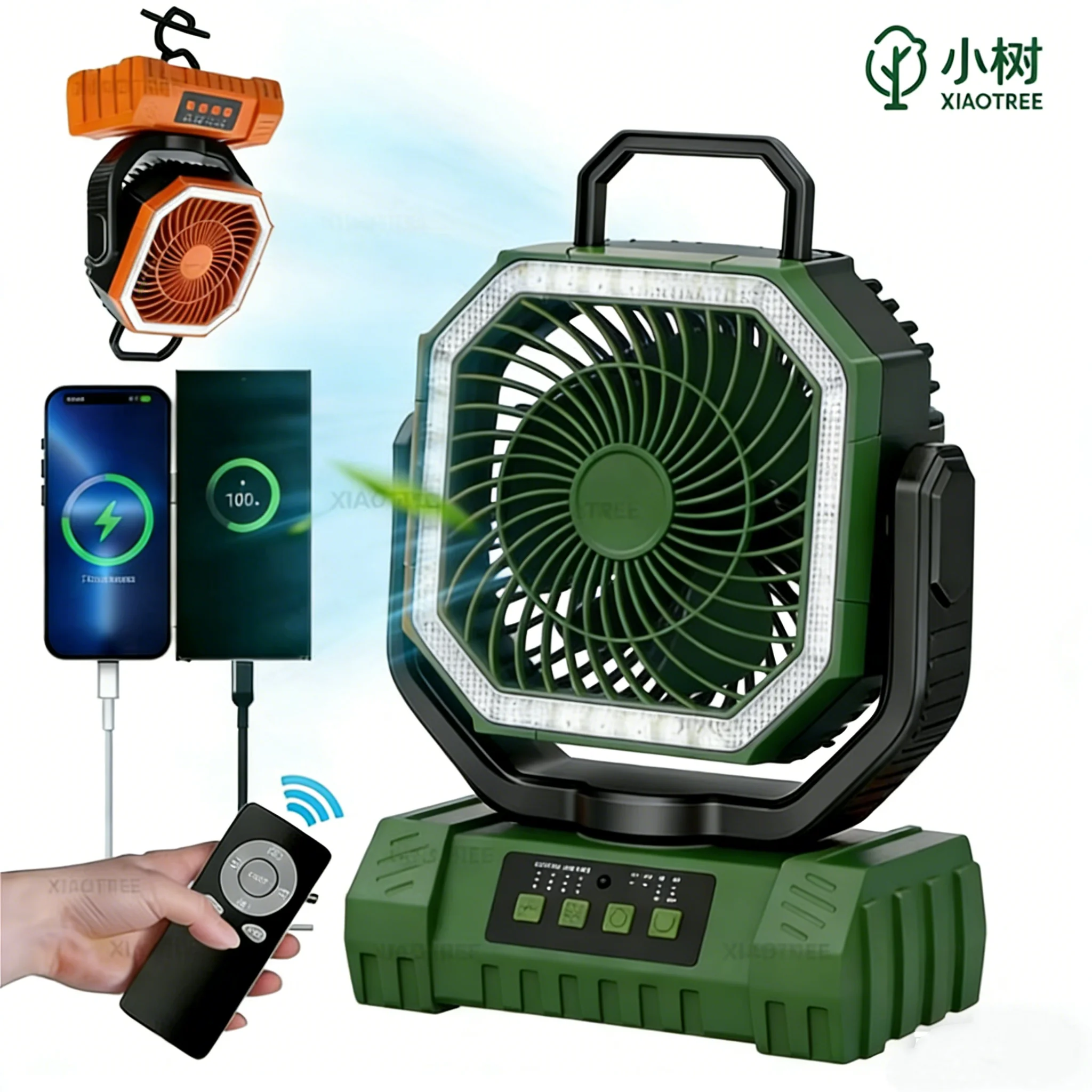 Ventilador de Pescoço MDUG USB, ajustável, recarregável, com mangueira flexível