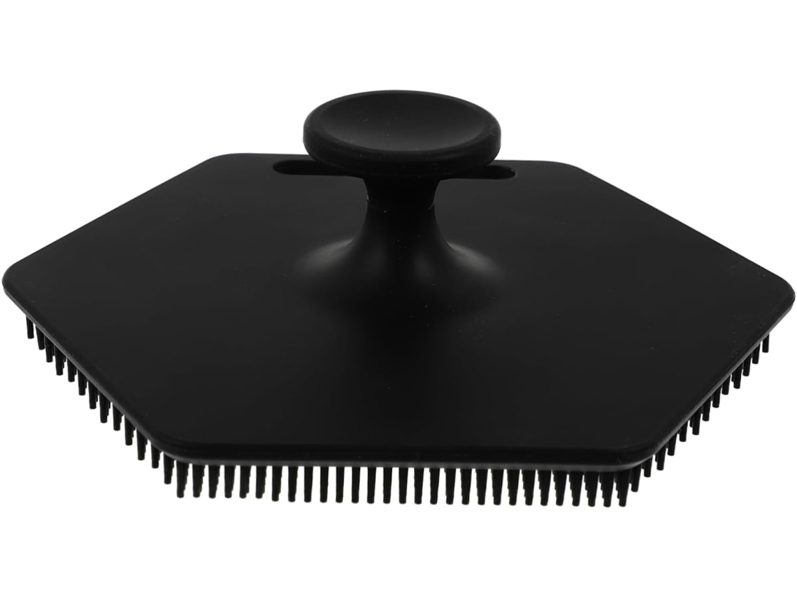 Escova De Massagem Corporal Silicone Em Formato Peixe Healvian 1, Ferramenta De Esfoliação Manual Para Banho