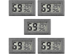 Mini Taquímetro Digital Higrômetro Com Display Lcd Para Uso Interno