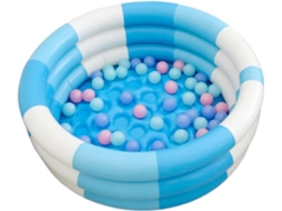 Piscina Inflável Infantil em Pvc, 145x25 Cm, Redonda, para Uso em Casa Ou Ao Ar Livre, para Festas e Brincadeiras de CHABERLU