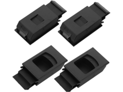 Clispeed Conjunto De 4-travas Porta Plástico Caixas Distribuição E Veículos Recreativos, Formato Retangular Com