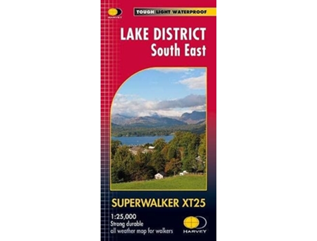 Livro Lake District South East de Harvey Map Services Ltd (Inglês)