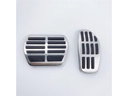 Capas para pedais de acelerador e freio para Nissan Qashqai J11 J12 2014-2023, em alumínio e borracha. Marca: S/BRAND