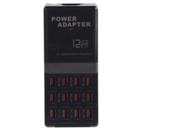Aetheria carregador Rápido Usb Hub 12 Portas para Celular Tablet com Proteção Inteligente