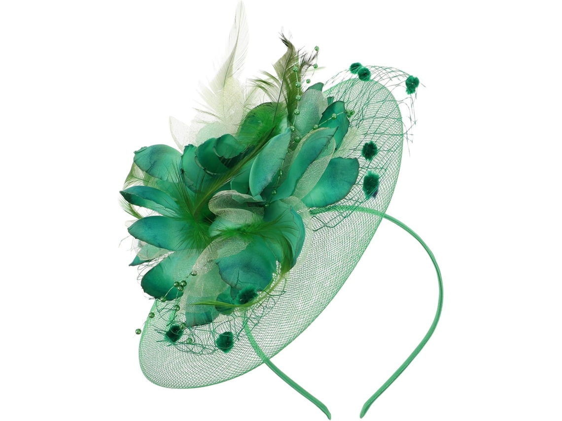 Presilha De Cabelo Para Casamento Com Penas E Tule, Mini Véu E Presilha, Acessório De Cabelo