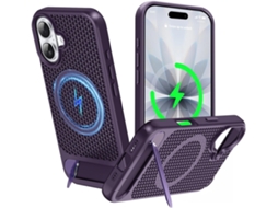 Capa Magnética De Refrigeração Para Iphone 17 Roxo