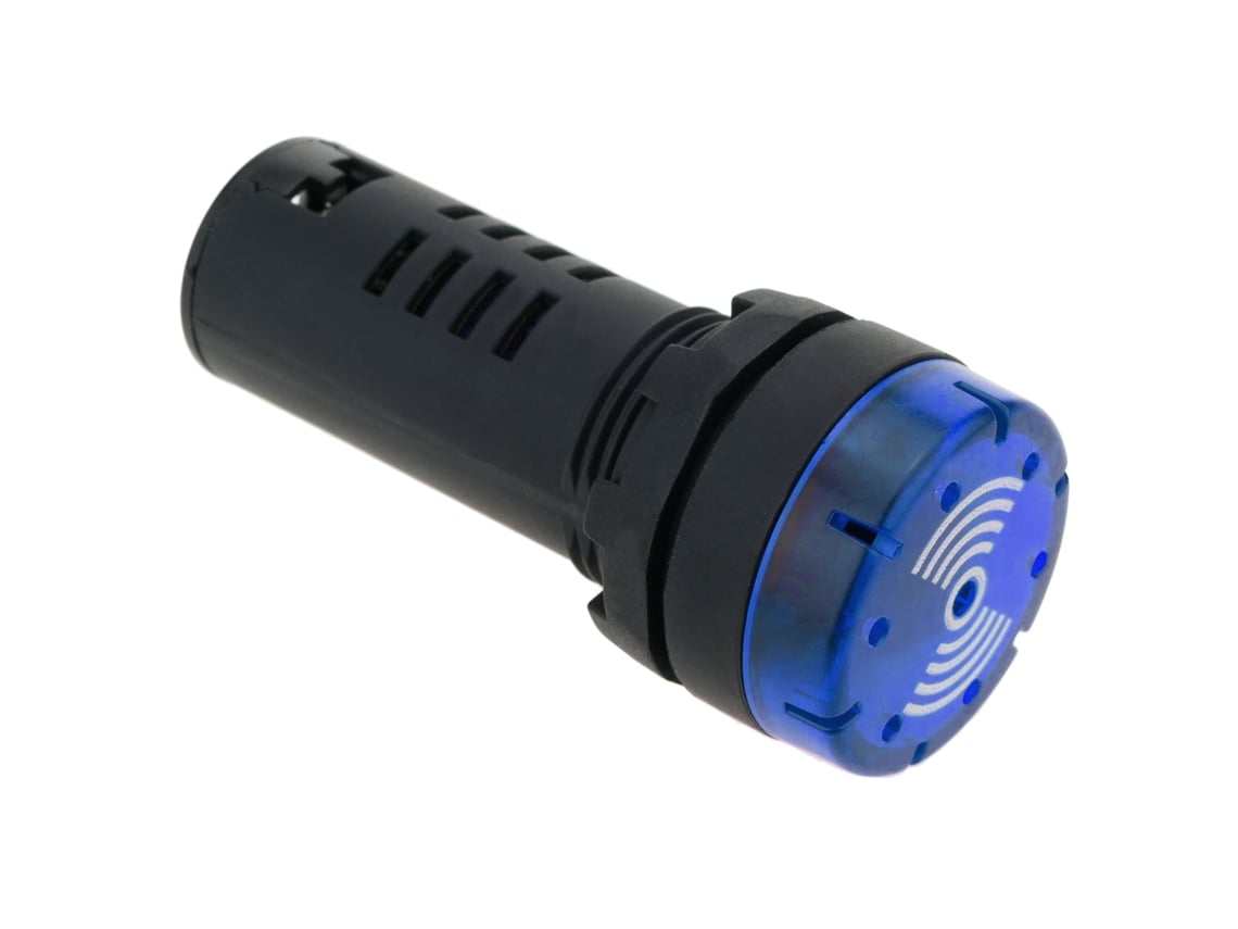 BeMatik - Pilote LED Indicateur 22mm 220 VAC Pour Panneaux De Contrôle Lumiere Jaune