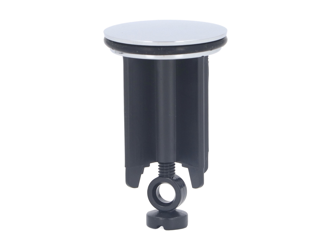 Tapão de Ralo de Banheiro 40mm Preto | S/MARCA