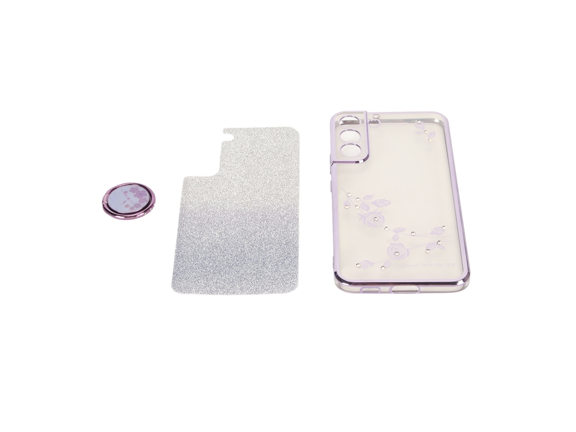 Capa Tpu com suporte de flor preservada para iPhone 7/8 EOOCOO