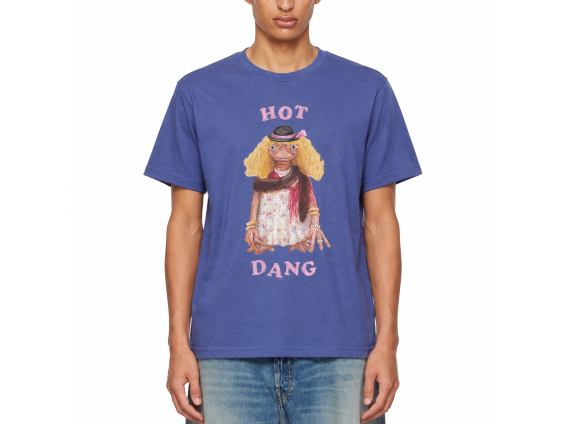Rockinstone E.t. Hot Dang Royal Heather T-shirt Size:m